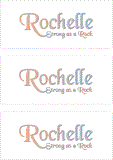 A REWARD FOR DONATIONS: FIRST NAME: FEMALE "R"