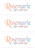 A REWARD FOR DONATIONS: FIRST NAME: MALE "R"