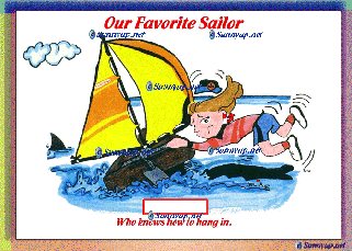 00 SAILING OUR FAVORITE GAL WINDSURFER