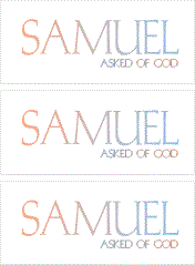 COMPATIBLE NAMES -- REWARD FOR DONATIONS: MALE "S"