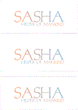 COMPATIBLE NAMES -- REWARD FOR DONATIONS: FEMALE "S"