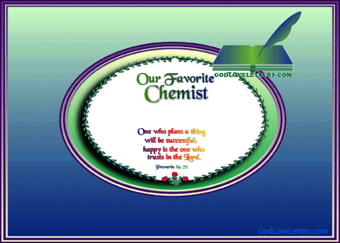 God's Loveletters Our Favorite Chemist