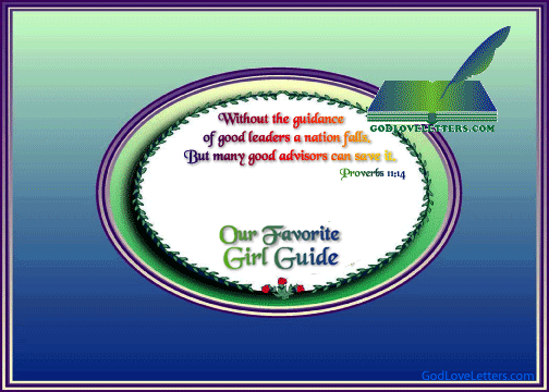 God's Loveletters Our Favorite Girl Guide