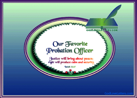 God's Loveletters Our Favorite Probation Officer