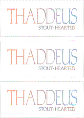 COMPATIBLE NAMES -- REWARD FOR DONATIONS: LETTER "T"