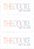 COMPATIBLE NAMES -- REWARD FOR DONATIONS: LETTER "T"