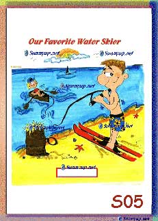 000 WATER SPORT DIGITIZED CARTOONS