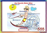 000 WATER SPORT DIGITIZED CARTOONS