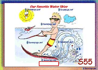 000 WATER SPORT DIGITIZED CARTOONS