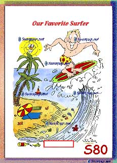 000 WATER SPORT DIGITIZED CARTOONS