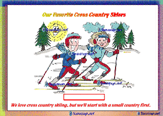 00 WINTER SPORTS OUR FAVORITE GAL CROSS COUNTRY SKIER