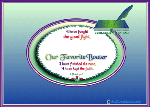 God's Loveletters Our Favorite Boater