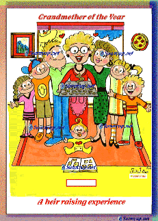 M65  SUPER DAD  DIGITIZED CARTOON