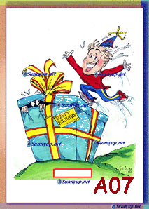000 SURPRISE BIRTHDAY DIGITIZED CARTOONS