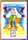 M65  SUPER DAD  DIGITIZED CARTOON