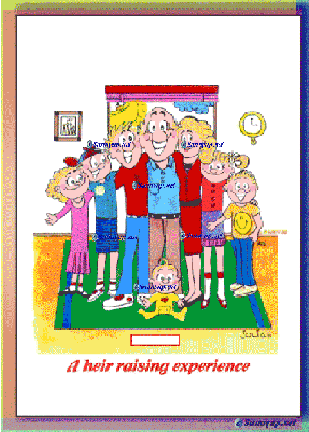M65  SUPER DAD  DIGITIZED CARTOON