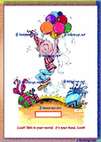 a46 BIRTHDAY  DIGITIZED CARTOON