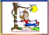 a47 BIRTHDAY ONE YEAR OLD DIGITIZED CARTOON