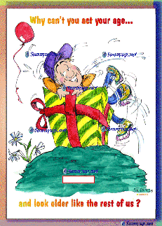 a46 BIRTHDAY  DIGITIZED CARTOON