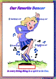 YOUR PERSONALIZED DANCER CARTOON