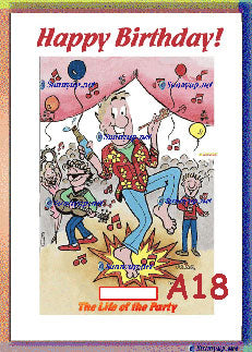 000 SURPRISE BIRTHDAY DIGITIZED CARTOONS