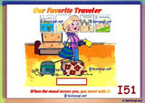 000 TRAVEL DIGITIZED CARTOONS