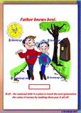 M65  SUPER DAD  DIGITIZED CARTOON