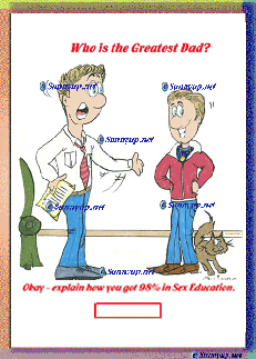 M65  SUPER DAD  DIGITIZED CARTOON