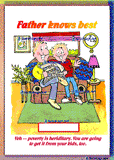 M65  SUPER DAD  DIGITIZED CARTOON