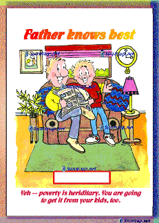 M65  SUPER DAD  DIGITIZED CARTOON