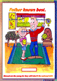M65  SUPER DAD  DIGITIZED CARTOON