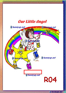 000 BIRTHDAY ANGEL DIGITIZED CARTOON