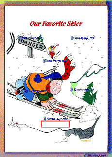 YOUR PERSONALIZED WINTER SPORT CARTOON