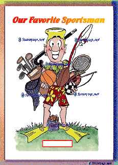 s85 sports fan  DIGITIZED CARTOON