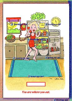 T13 FOOD LOVER  DIGITIZED CARTOON