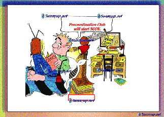 t19 PROCRASTINATOR  BOY DIGITIZED CARTOON